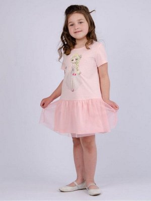 Платье детское ML-ПлД45 (снежка персик)