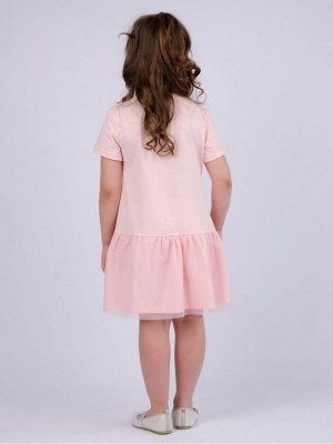 Платье детское ML-ПлД45 (снежка персик)