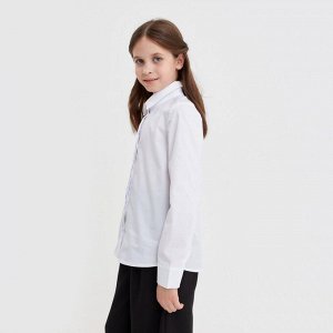 Блузка для девочки MINAKU, цвет белый, рост 158 см