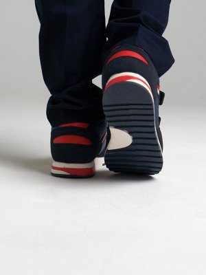 Кроссовки для мальчиков тёмно-синий/белый/красный