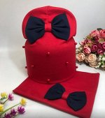 КОМПЛЕКТ ДЕТСКИЙ ШАПКА+ СНУД