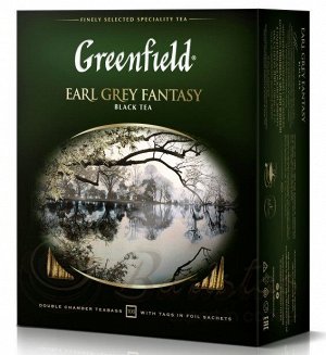 Чай черный Greenfield Earl Grey Fantasy, 100 х 2 г 1*9