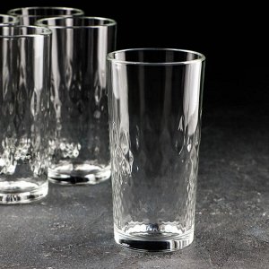 Набор стаканов высоких «Геометрия», 230 мл, 6 шт