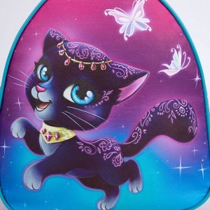Рюкзак детский "Красавица кошка", 23*20,5 см, отдел на молнии