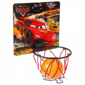 Баскетбольное кольцо с мячом Cars Disney