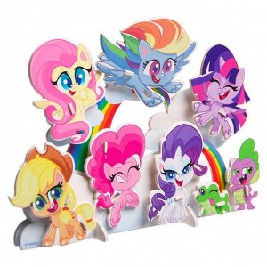 3D конструктор из пенокартона «Дружба - это чудо», 1 лист, My Little Pony