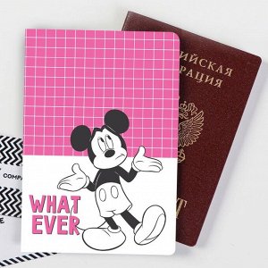Обложка для паспорта "What ever", Микки Маус 5485733