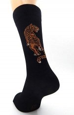 Носки сувенирные 100-004 тигр (ЕН)