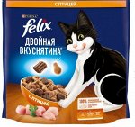 Felix сухой корм для кошек Двойная вкуснятина с птицей для кошек 1,3кг АКЦИЯ!