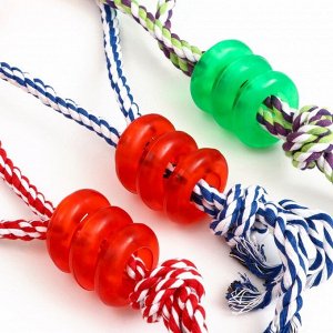 Игрушка тренировочная канатная «Карусель», 145 г, микс цветов