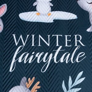 Покрывало детское Этель" 1,5 сп "Winter fairytale", 145x210 см, микрофибра