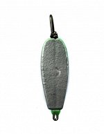 Блесна JpFishing Жук 15гр silver/green