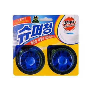 [SANDOKKAEBI КОРЕЯ] Очиститель для унитаза "Super Chang" (в таблетках) 40 г х 2 таблетки