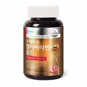 Nutri D-DAY Витаминно-минеральный комплекс Premium Multi-Vitamin Gold 500 мг, 90 таблеток на 3 месяца