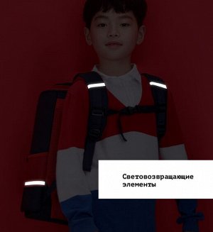 Рюкзак школьный, цвет красный