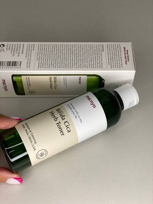 Manyo Bifida Cica Herb Toner Очищающий тоник для чувствительной кожи 210мл