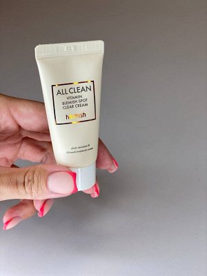 Heimish All Clean Blemish Cream Увлажняющий крем для лица 10мл