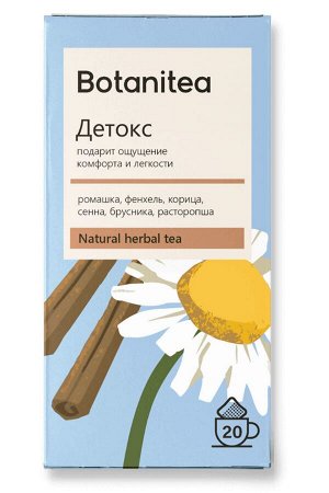 Травяной чайный напиток BOTANITEA Детокс, 36 г (20 ф/п)