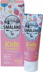 Зубная паста SMALAND 2080 ДЕТСКАЯ Ягодная (Клубника) 80г