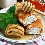 Блинчики с творогом