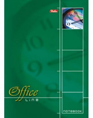 Блокнот А5 60л клетка на гребне жесткая подложка Office Line 60Б5В1сп