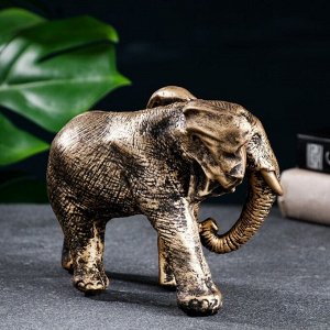 Фигура "Слон африканский" бронза, 18х9х13см