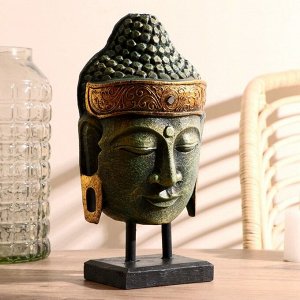 Сувенир "Голова Будды" на подставке, 33 см, албезия