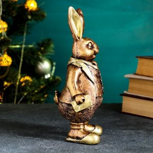 Хорошие сувениры Фигура &quot;Кролик джентельмен с книжкой&quot; бронза, 22х11см