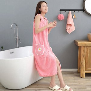 Банное полотенце-сарафан, с карманом, размер 100*130 см