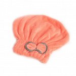 Полотенце-шапочка для волос, размер 25*30 см