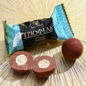 Шоколадные конфеты в упаковке-конфете "Сказочных мгновений", вкус: мята, 150 г.