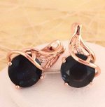 Серьги позолота H01-10507