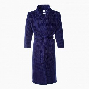 Халат махровый LoveLife "Comfort" цвет синий, (S) 100% хлопок, 330 гр/м2