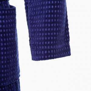 Халат махровый LoveLife "Comfort" цвет синий, (S) 100% хлопок, 330 гр/м2