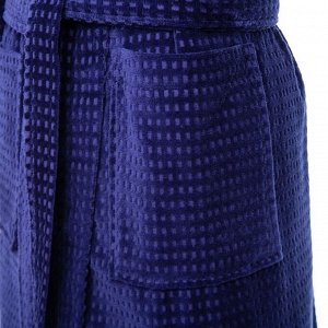 Халат махровый LoveLife "Comfort" цвет синий, (S) 100% хлопок, 330 гр/м2