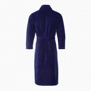 Халат махровый LoveLife "Comfort" цвет синий, (S) 100% хлопок, 330 гр/м2