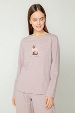 Пижама(Осень-Зима)+mom (кофейный меланж)