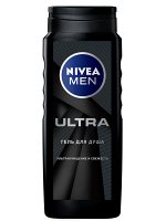 Гель для душа мужской Nivea Men &quot;ULTRA&quot; с натуральной глиной, 500 мл., Нивея