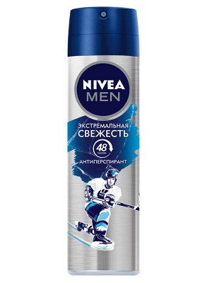 Нивея Дезодорант-антиперспирант спрей Nivea Men "Экстремальная свежесть" с ментолом, 150 мл