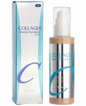 Enough Collagen Moisture Foundation SPF 15 100ml №21 / Увлажняющий тональный крем с коллагеном №21