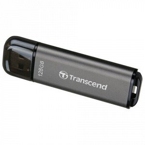 Флеш-диск 128GB TRANSCEND JetFlash 920, разъем USB 3.2, серый, TS128GJF920