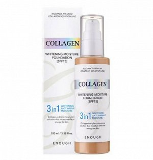 Enough Collagen Whitening Moisture Foundation 3 in 1 SPF15 #13 / Тональная основа с коллагеном 3 в 1 SPF 15 #13