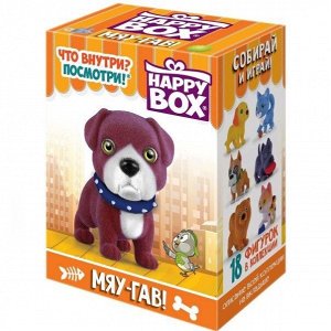 HAPPY BOX Мяу-Гав, фигурка+карамель в коробочке