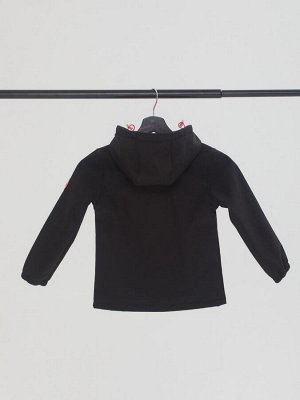 Куртка ветровка демисезонная цвет Черный(розовый)
