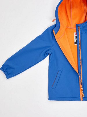 Куртка ветровка демисезонная цвет Синий(оранжевый)