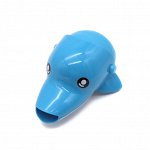 Насадка на кран для детей в дизайне &quot;Дельфин&quot;, цвет голубой
