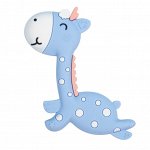 Игрушка-грызунок детский силиконовый в милом дизайне &quot;Жирафик&quot;, цвет голубой