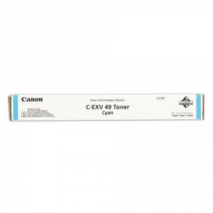 Тонер CANON (C-EXV49C) для Canon IR C3320/C3320i/C3325i/C3330i/C3500, голубой, ресурс 19000 страниц, оригинальный, 8525B002