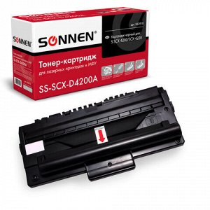 Картридж лазерный SONNEN (SS-SCX-D4200A) для SAMSUNG SCX-4200/4220, ВЫСШЕЕ КАЧЕСТВО, ресурс 2500 стр., 362910