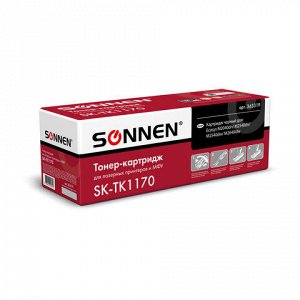 Тонер-картридж SONNEN (SK-TK1170) для KYOCERA Ecosys M2040DN/M2540DN/M2640IDW, ресурс 7200 страниц, 363319